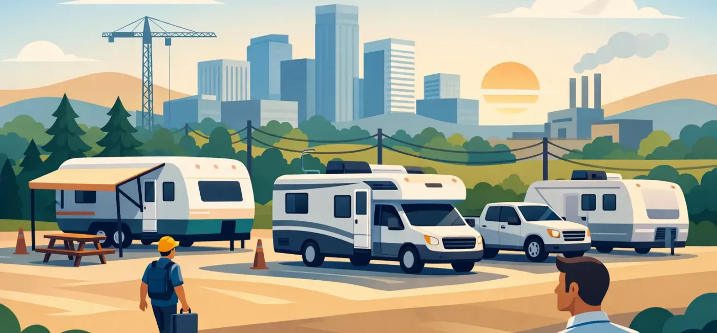 RV Park for Temporary Job Relocation