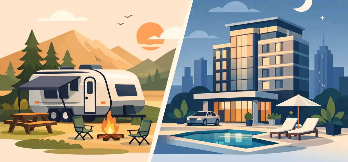 Weekly RV Stay Versus Hotel: Which Fits?