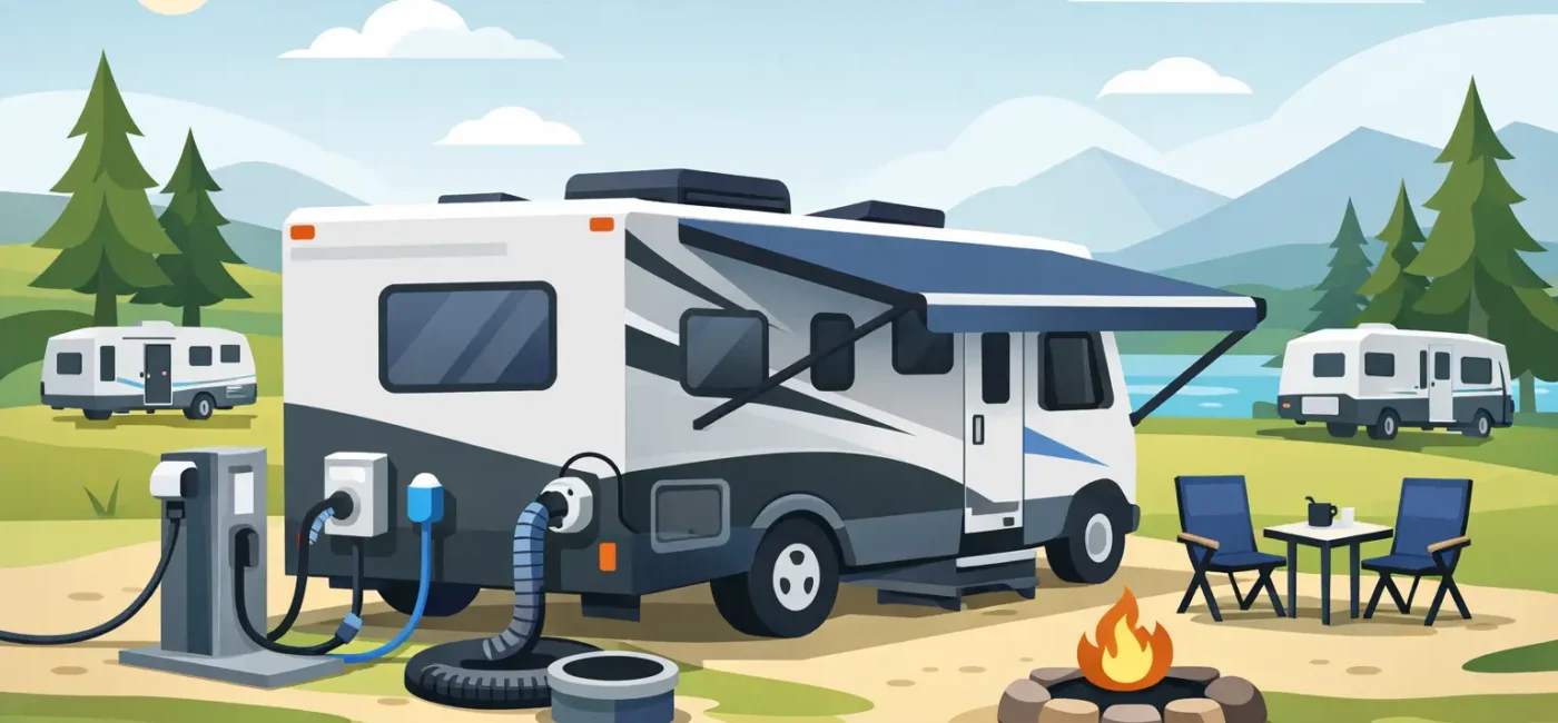 What Does Full Hookup Include at an RV Park?