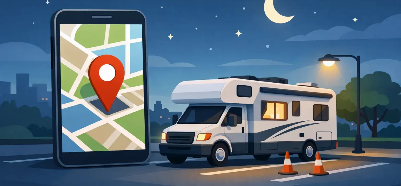 How to Book Overnight RV Parking Right