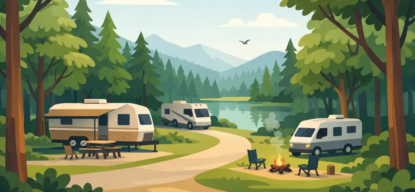 What Makes a Quiet Tree Covered RV Park