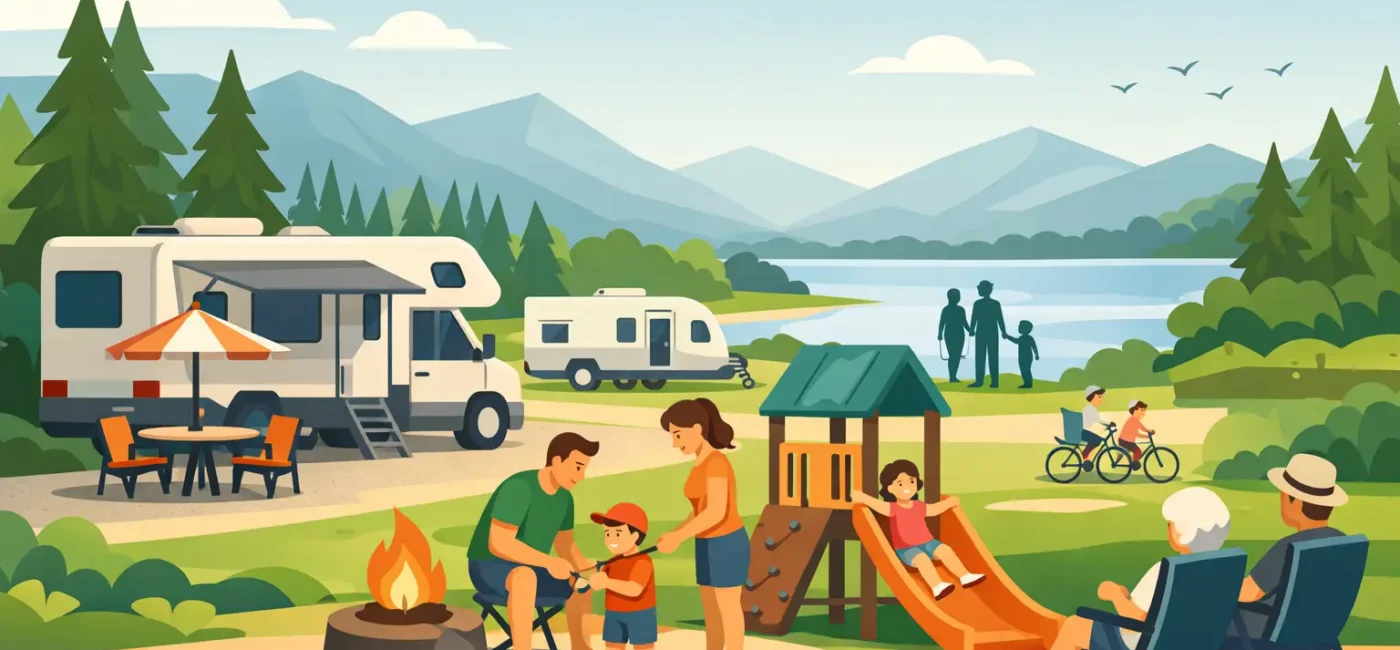 What Makes an RV Park for Families Work