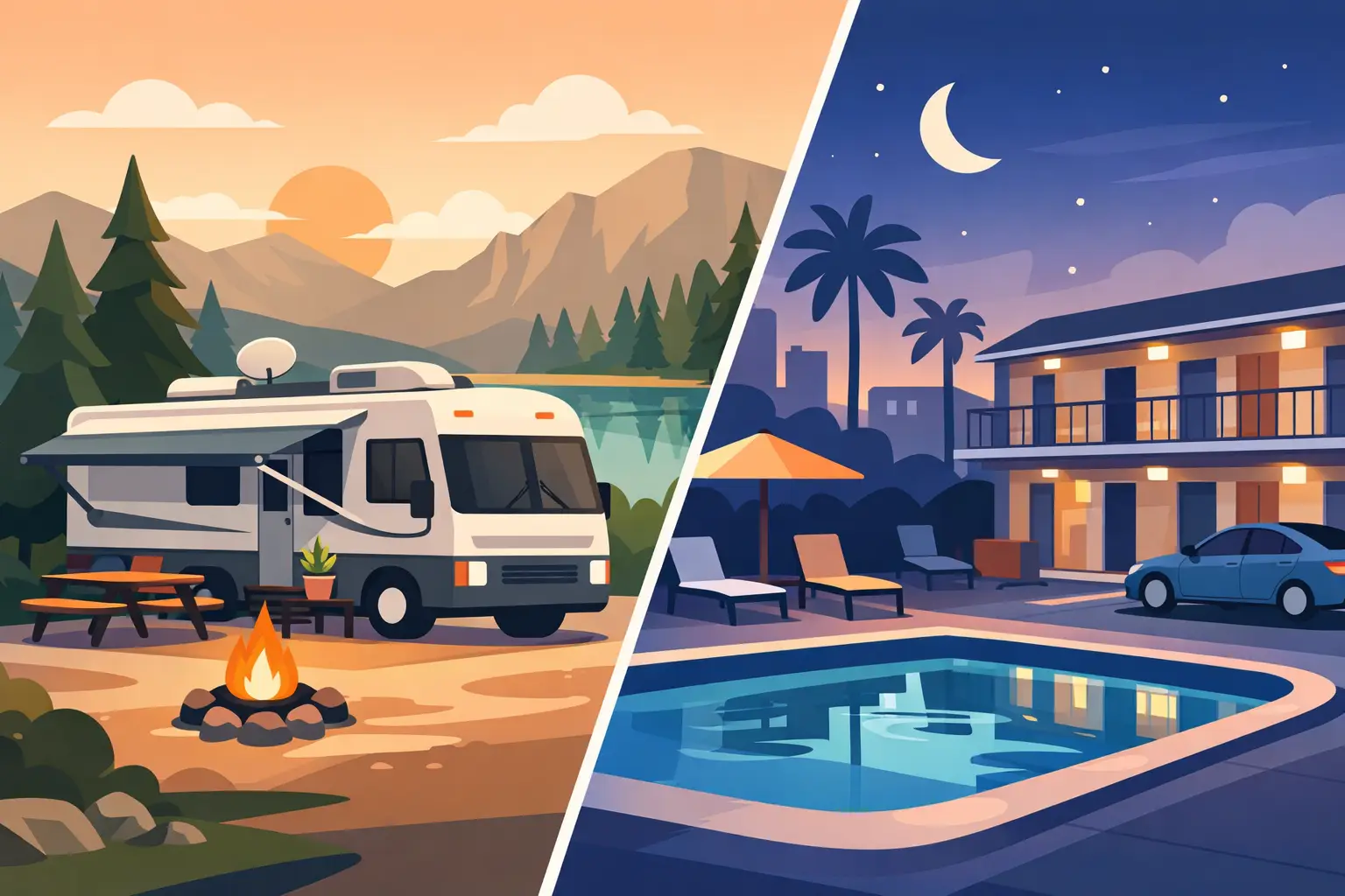 Monthly RV Sites vs Motels: Which Is Better?
