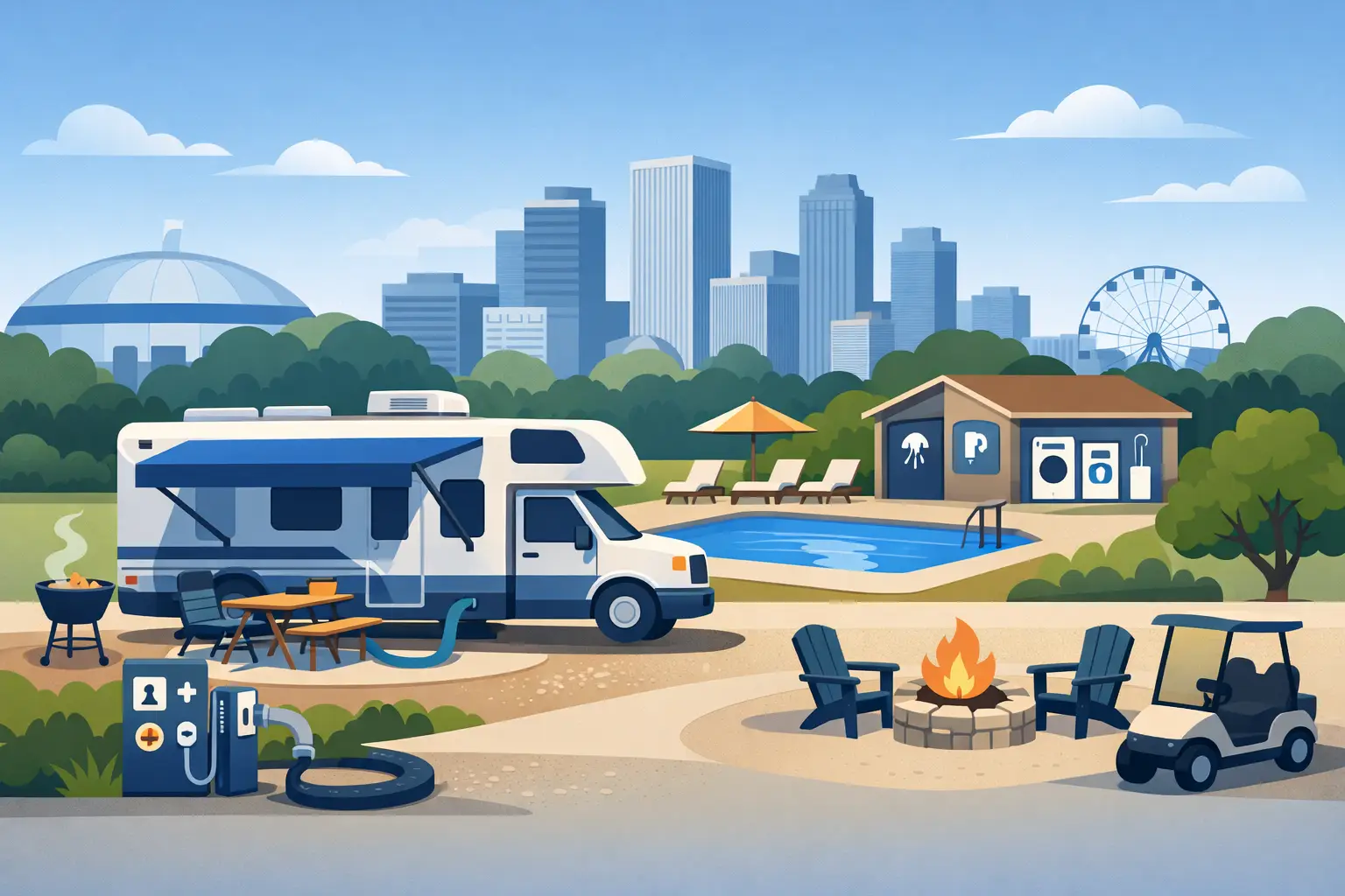 Tulsa RV Amenities That Make Every Stay Easier