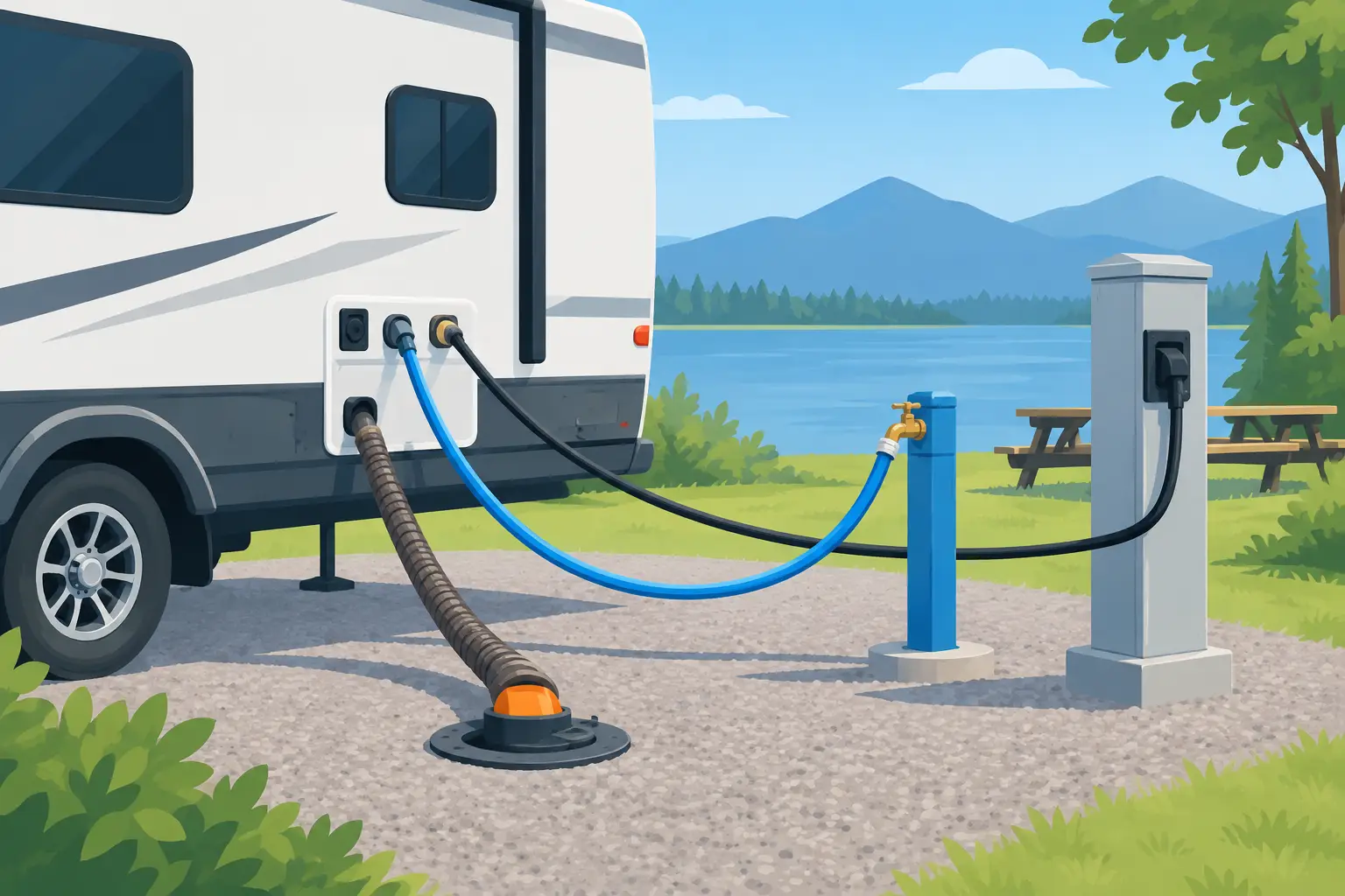 How to Use RV Hookups Without the Guesswork