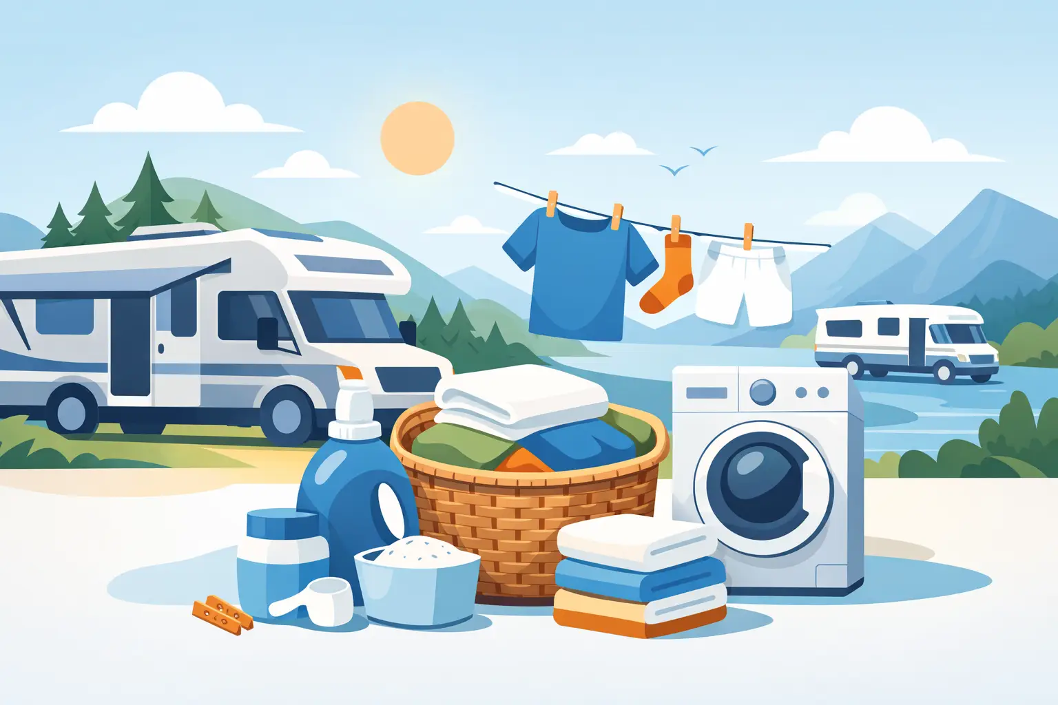 RV Laundry Tips for Cleaner, Easier Travels