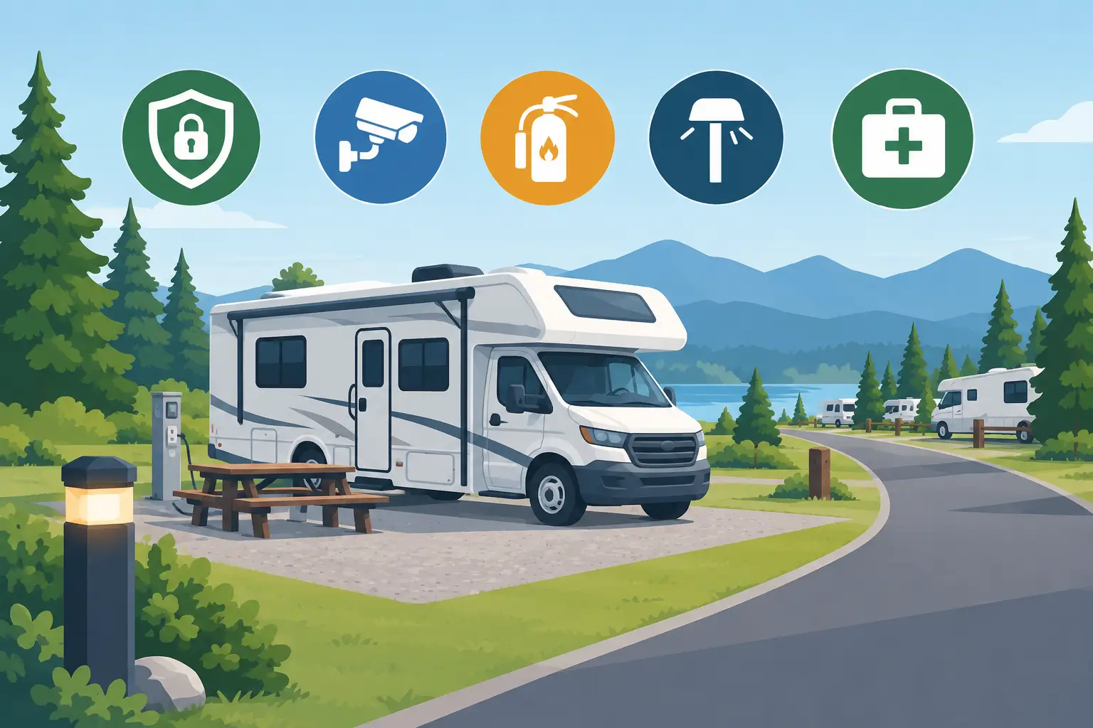 Essential RV Park Safety Features to Look For